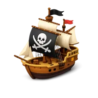 Pirate Ship 3D icon