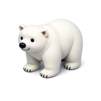 Polar Bear 3D icon