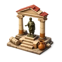 Pompeii Mural 3D icon