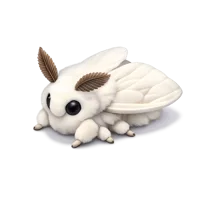 Poodle Moth 3D icon