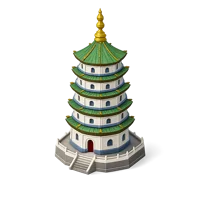 Porcelain Tower Of Nanjing 3D icon