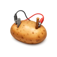 Potato Battery 3D icon