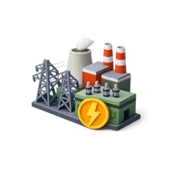 Power Grid 3D icon