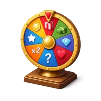 Prize Wheel 3D icon