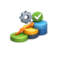 Process 3D icon