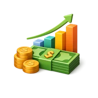 Profit 3D icon