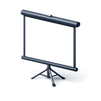 Projection Screen 3D icon