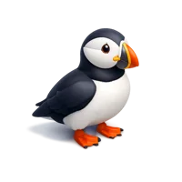 Puffin 3D icon