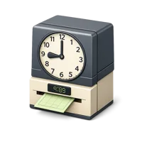 Punch Clock 3D icon