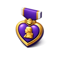 Purple Heart 3D icon