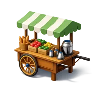 Pushcart 3D icon