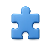 Puzzle Piece 3D icon