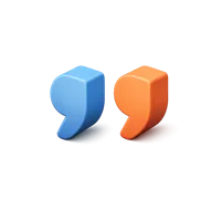 Quotation Marks 3D icon