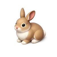 Rabbit 3D icon