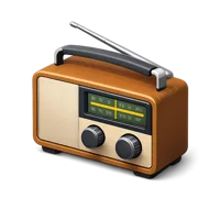 Radio 3D icon