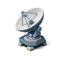 Radio Telescope 3D icon