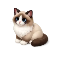 Ragdoll 3D icon