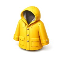 Raincoat 3D icon