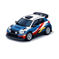 Rally Car 3D icon