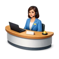 Receptionist 3D icon