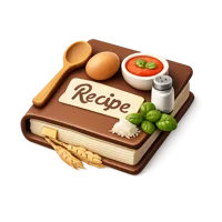 Recipe 3D icon