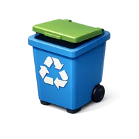 Recycling Bin 3D icon