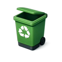 Recycling Bin 3D icon