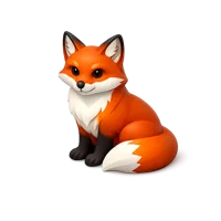 Red Fox 3D icon