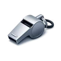 Referee Whistle 3D icon