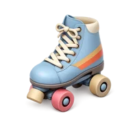 Roller Skate 3D icon