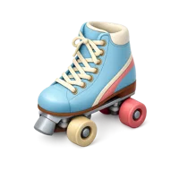 Roller Skate 3D icon