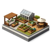 Rooftop Garden 3D icon