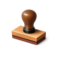 Rubber Stamp 3D icon
