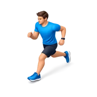 Running 3D icon