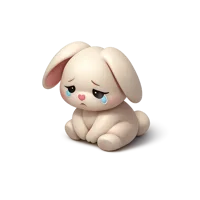 Sad Rabbit 3D icon