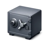 Safe 3D icon
