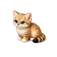 Sand Cat 3D icon