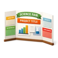 Science Fair Board 3D icon