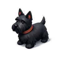 Scottish Terrier 3D icon