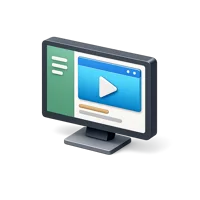 Screen 3D icon