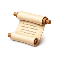 Scroll 3D icon