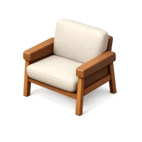 Seat 3D icon