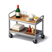 Serving Cart 3D icon