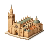 Seville Cathedral 3D icon