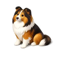 Shetland Sheepdog 3D icon