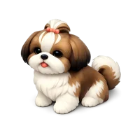 Shih Tzu 3D icon