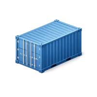 Shipping Container 3D icon