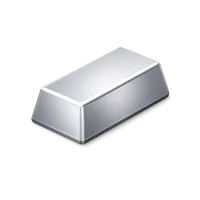 Silver Ingot 3D icon