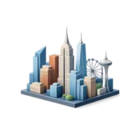 Skyline 3D icon