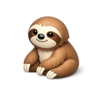 Sloth 3D icon